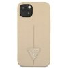 Guess GUHCP13SPSATLE iPhone 13 mini5,4 beżowy/beige hardcase SaffianoTriangle Logo